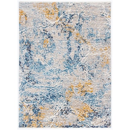 Safavieh 8 x 10 ft. Madison 400 Contemporary Rectangle Power Loomed Rug, Grey & Blue MAD494G-8
